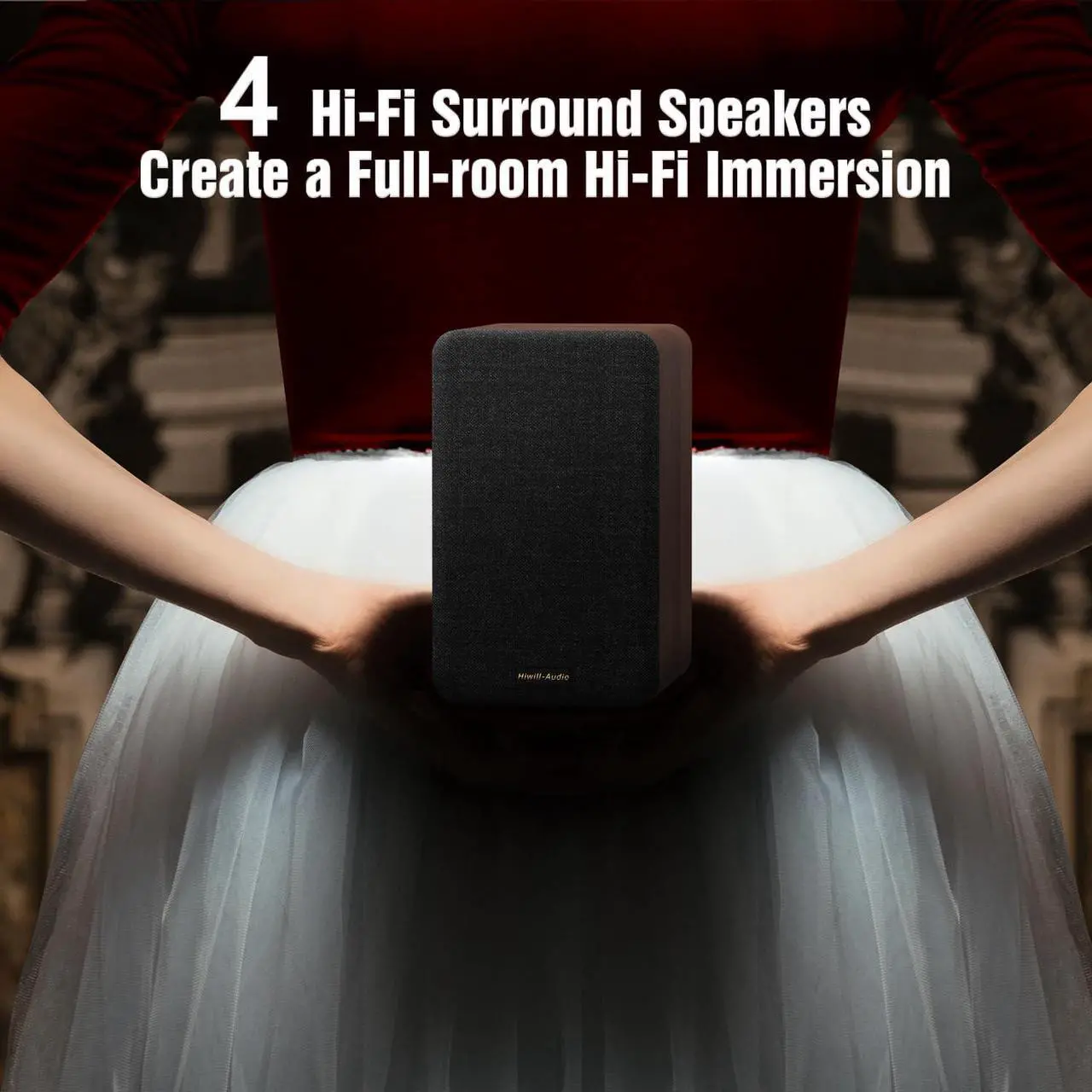5.1 Surround Sound Speaker System - Voltiq - Black - Image 3
