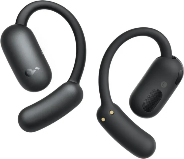 Open-Ear Headphones, Adjustable Ear Hooks, Snug Fit, Rich Bass, Hi-Res Wireless Audio