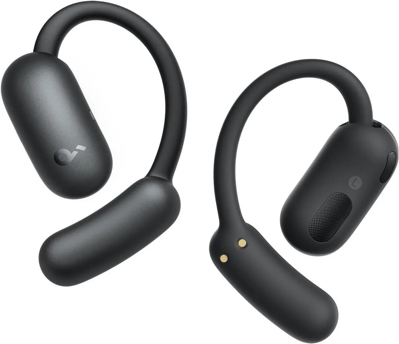 Open-Ear Headphones, Adjustable Ear Hooks, Snug Fit, Rich Bass, Hi-Res Wireless Audio